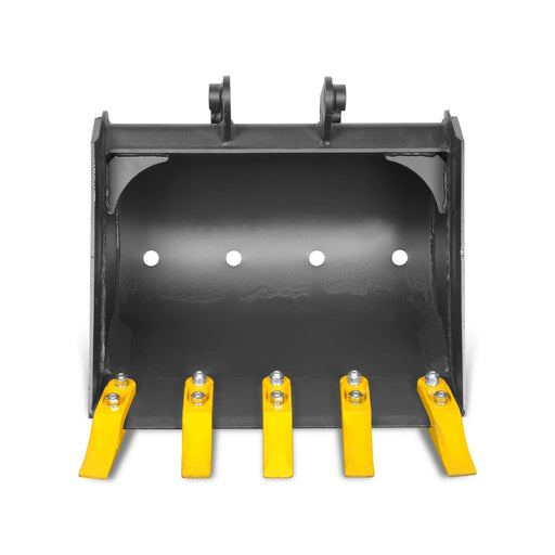 20" Backhoe Bucket without Pins, 5-Carbon Steel Teeth (for SKU: 150162, 150163, 150164, 201162, 201163, 201164)