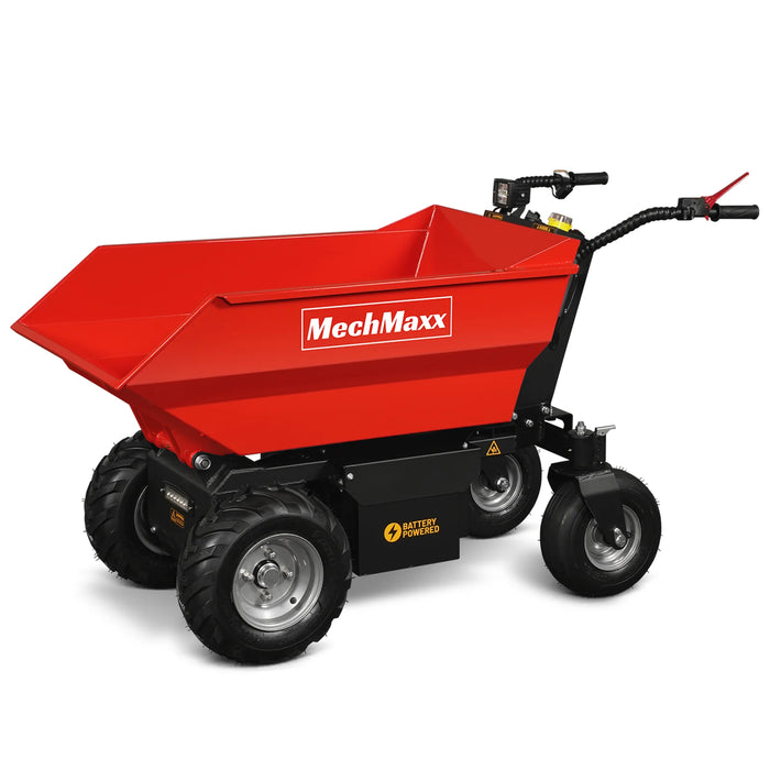 1100lb Loading 1000W DC Motor 48V Battery Powered Hydraulic Tipping Du