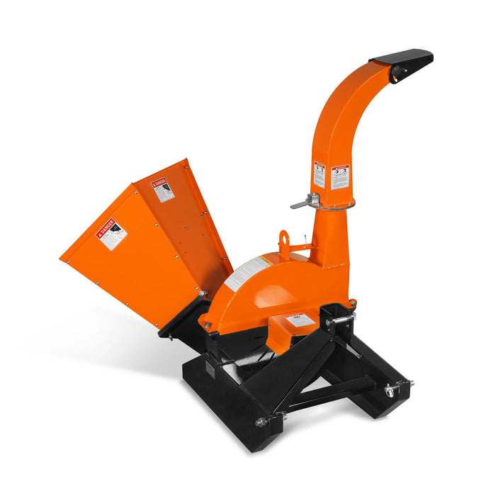 3-Point PTO Stump Grinder & 4" PTO Wood Chipper & Forestry Log Skidding Winch Combo, SG24 & BX42S &FW8800