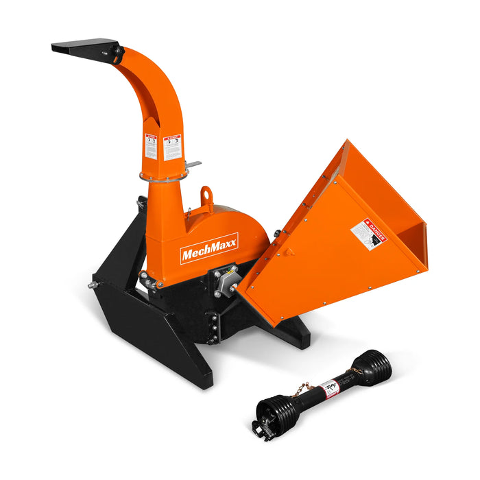 3-Point PTO Stump Grinder & 4" PTO Wood Chipper & Forestry Log Skidding Winch Combo, SG24 & BX42S &FW8800