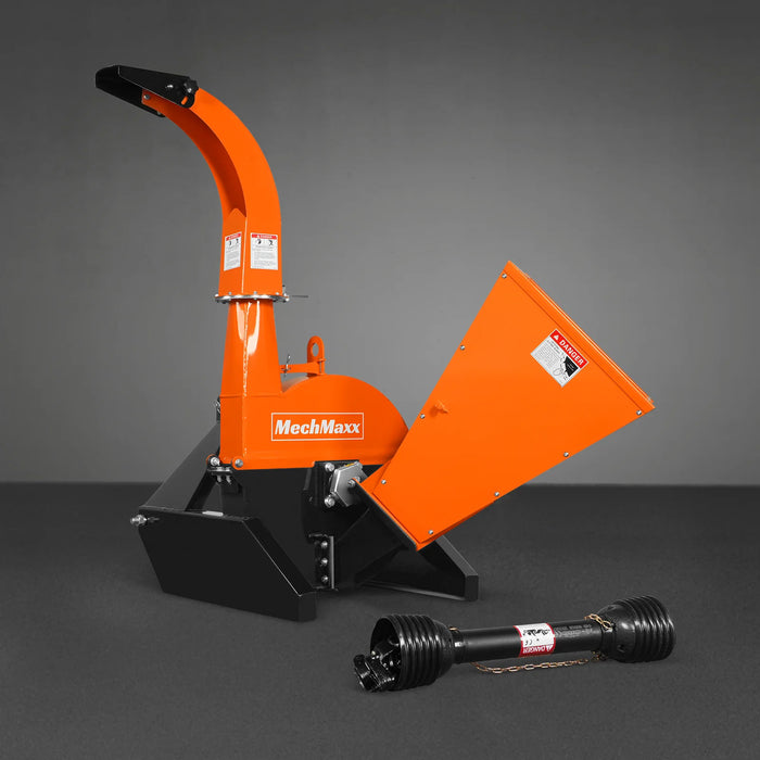 3-Point PTO Stump Grinder & 4" PTO Wood Chipper & Forestry Log Skidding Winch Combo, SG24 & BX42S &FW8800