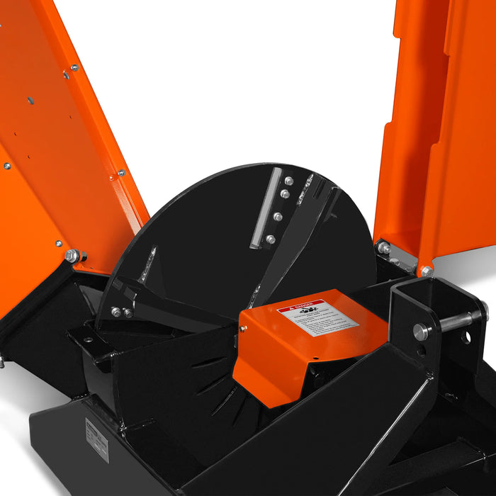 3-Point PTO Stump Grinder & 4" PTO Wood Chipper & Forestry Log Skidding Winch Combo, SG24 & BX42S &FW8800