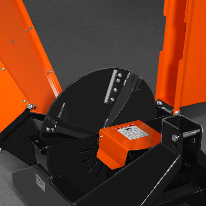3-Point PTO Stump Grinder & 4" PTO Wood Chipper & Forestry Log Skidding Winch Combo, SG24 & BX42S &FW8800