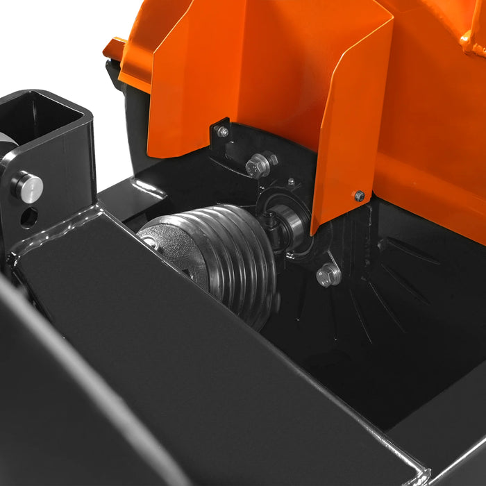 3-Point PTO Stump Grinder & 4" PTO Wood Chipper & Forestry Log Skidding Winch Combo, SG24 & BX42S &FW8800