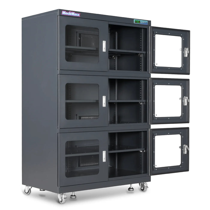 1-10% RH Electronic Dry Cabinet 1430L ESD Desiccator Cabinet Ultra-Low Humidity Storage,  EDC1430C-6