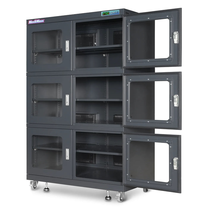 1-10% RH Electronic Dry Cabinet 1430L ESD Desiccator Cabinet Ultra-Low Humidity Storage,  EDC1430C-6