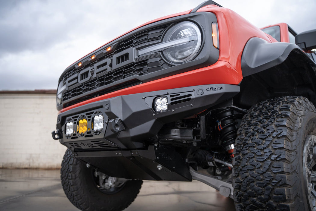 Addictive Desert Designs 2022-2026 Ford Bronco Raptor Bomber Front Bumper (Baja) – image 16 of 17