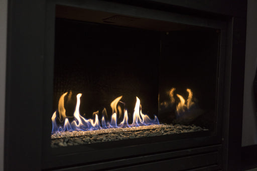 Sierra Flame Bradley 36" Natural Gas Fireplace BRADLEY-36-NG - flame and media detail
