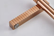 Brushed gold or Brushed Nickel or Matte Black Or Rose Gold single handle brass bathroom faucet with pop up drain - view 24