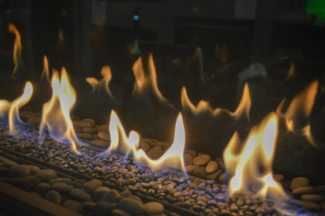 65" Fireplace AUSTIN-65G-LP-DELUXE - side view