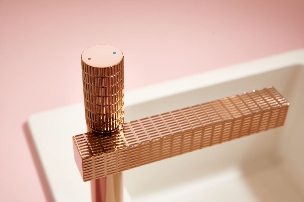 Brushed gold or Brushed Nickel or Matte Black Or Rose Gold single handle brass bathroom faucet with pop up drain - view 23