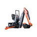 Skid Steer Backhoe 8ft Digging Depth, 16” Bucket Included,70°  Left/Right Swivel Rotation SBH50