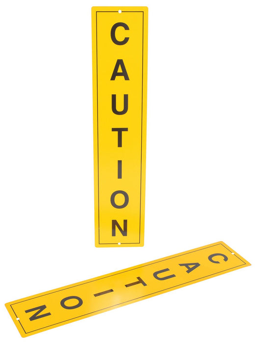 Vestil DSR-28 Aluminum Dock Safety Reflective Stripes 28 in. High Yellow