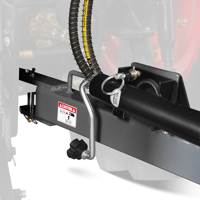 3-Point PTO Stump Grinder & 2-Ton Heavy-Duty Dump Trailer Combo, SG24 & DT4X8
