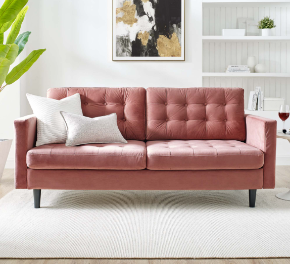 Exalt Tufted Performance Velvet Sofa