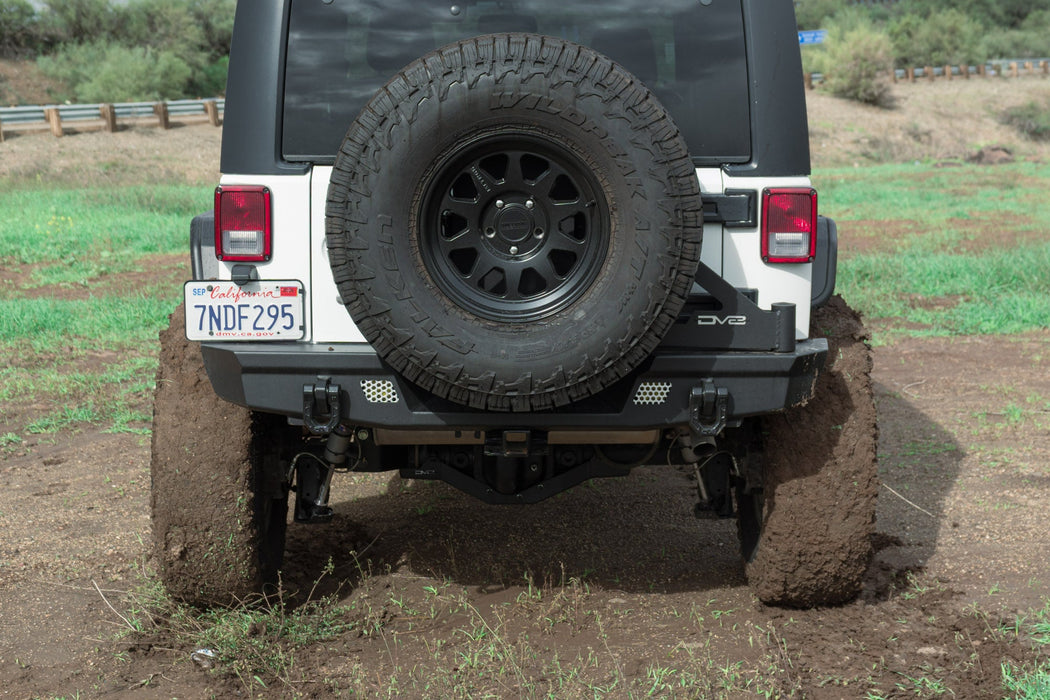 DV8 Offroad 2007-2018 Jeep Wrangler JK Tire Carrier for MTO Bumper – image 3 of 20