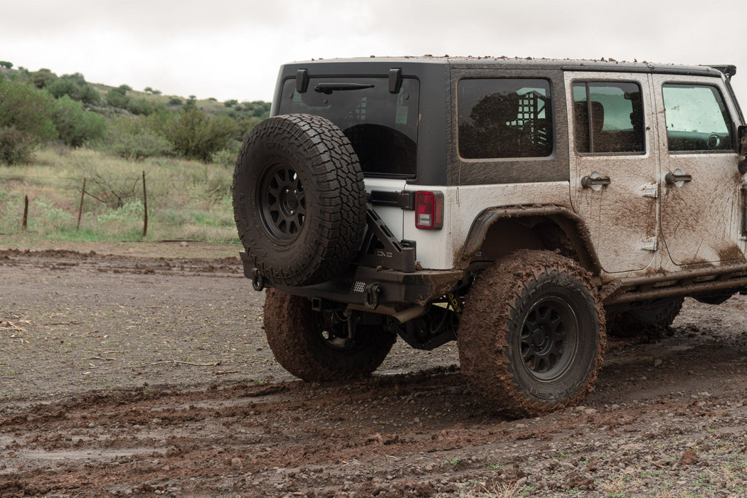 DV8 Offroad 2007-2018 Jeep Wrangler JK Tire Carrier for MTO Bumper – image 8 of 20