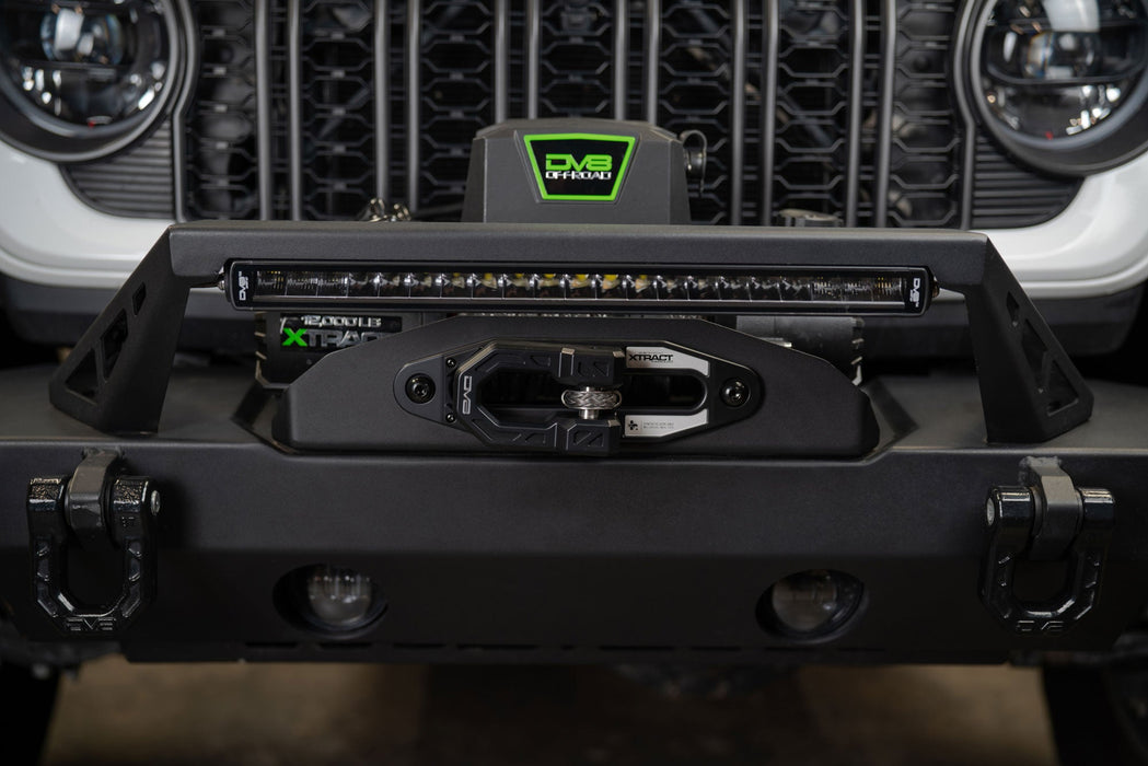 DV8 Offroad Xtract Winch Fairlead Closed System – installed on vehicle, image 4 of 18