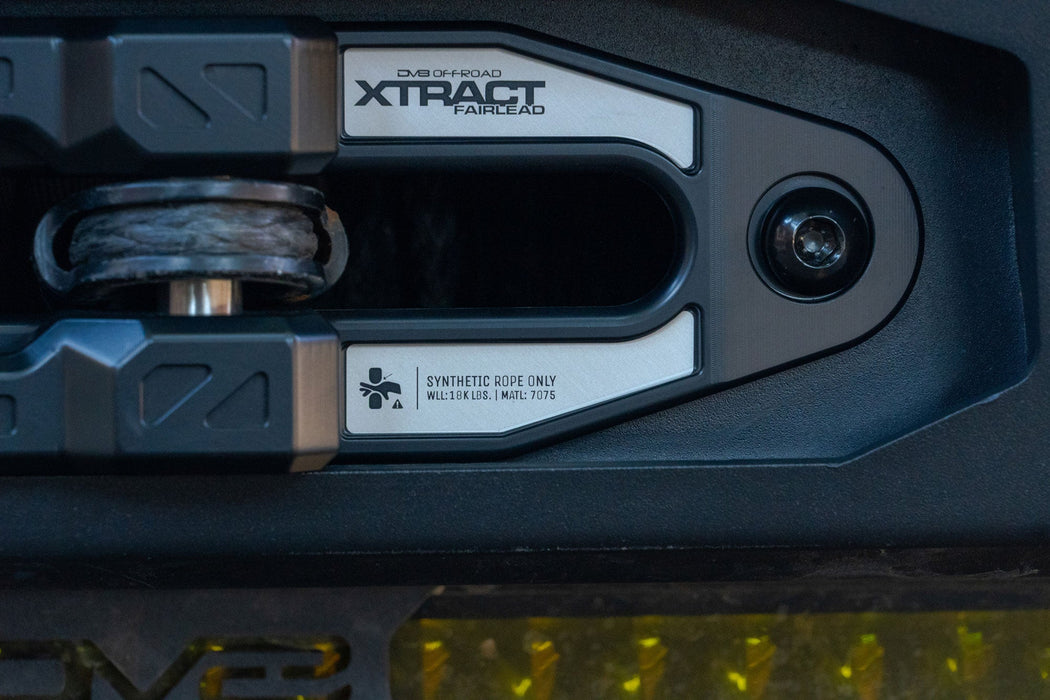 DV8 Offroad Xtract Winch Fairlead Closed System – installed on vehicle, image 10 of 18