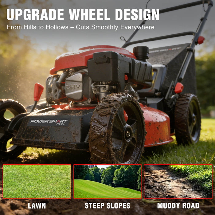 PowerSmart 17" 144cc Gas Push 3-in-1 Lawn Mower DV8618P