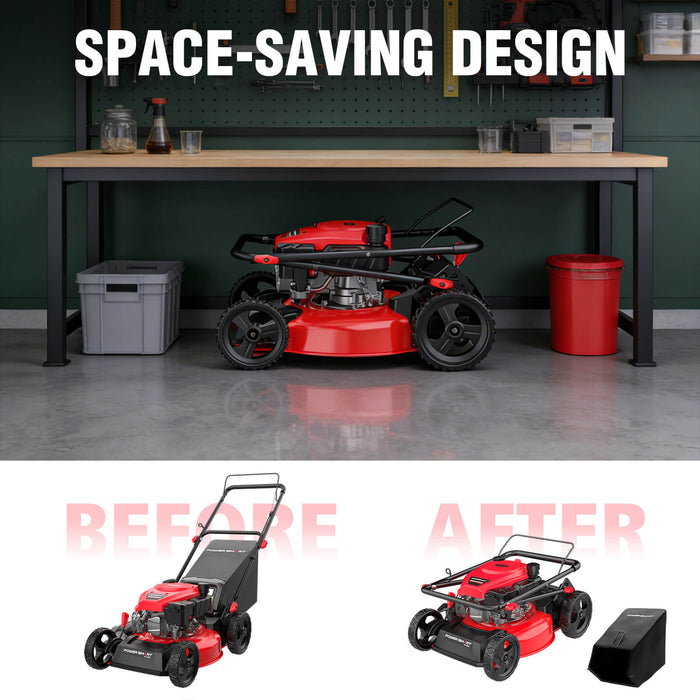 PowerSmart 17" 144cc Gas Push 3-in-1 Lawn Mower DV8618P