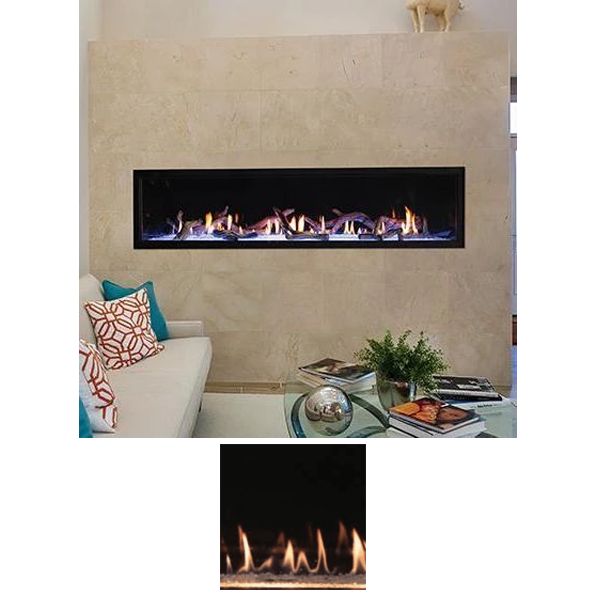 Empire Boulevard 72 Inch Direct Vent Linear Gas Fireplace - DVLL72BP