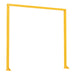 Vestil DWB-910 Steel Economical Overhead Door Warning Barrier 9 ft. x 10 ft. Yellow