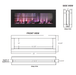 Napoleon Clearion 50" Trim - Deep Trim - NEFBD50HE-DTRIM Gas Fireplace