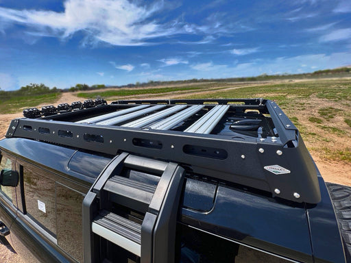 Land Rover Defender 2020+ Mule Ultra Roof Rack for the 110 Model - Light bar cutout Roof Rack