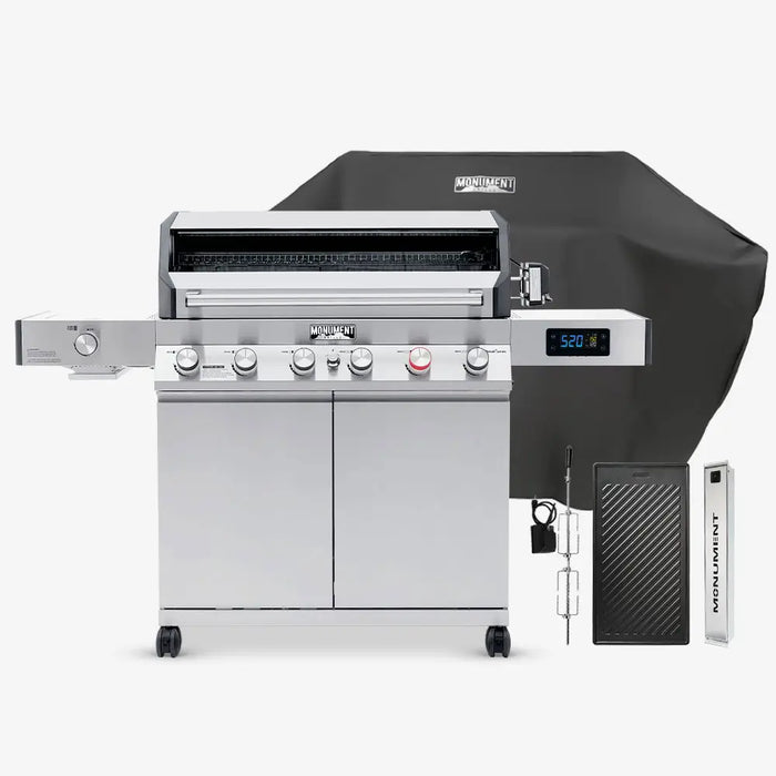 Monument Grills Denali 605Pro | Stainless Smart Propane Gas Grill 6 Burner Grill - View 56