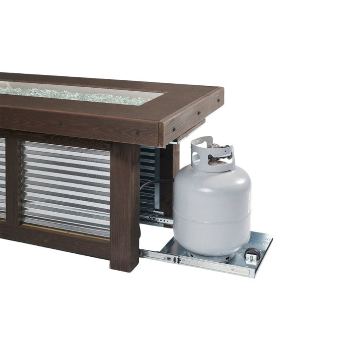 The Outdoor Greatroom Denali Brew Linear Gas Fire Pit Table | DENBR-1242