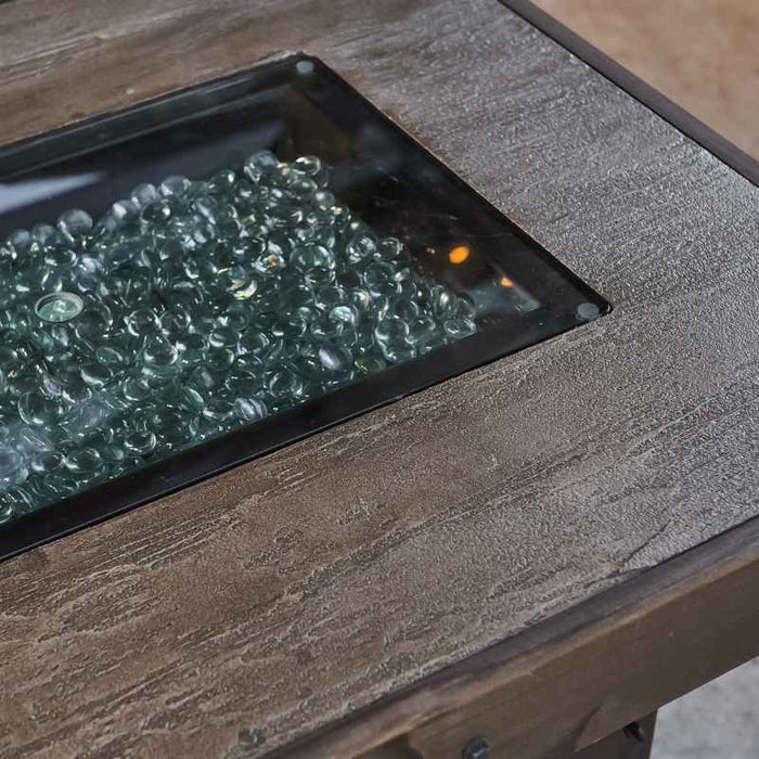 The Outdoor Greatroom Denali Brew Linear Gas Fire Pit Table | DENBR-1242