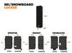 Flatline Van Co. Adventure Van Ski & Snowboard Locker – dimensions diagram, image 17 of 17