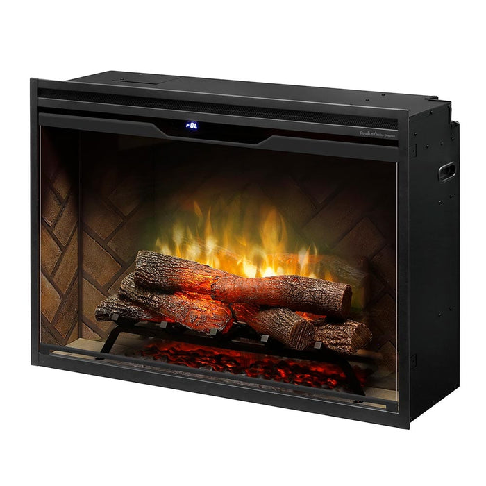 Dimplex 36" Revillusion Built-In Electric Firebox Herringbone Brick RBF36-FG