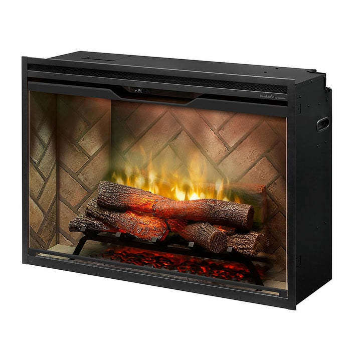 Dimplex 36" Revillusion Built-In Electric Firebox Herringbone Brick RBF36-FG
