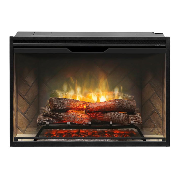 Dimplex 36" Revillusion Built-In Electric Firebox Herringbone Brick RBF36-FG