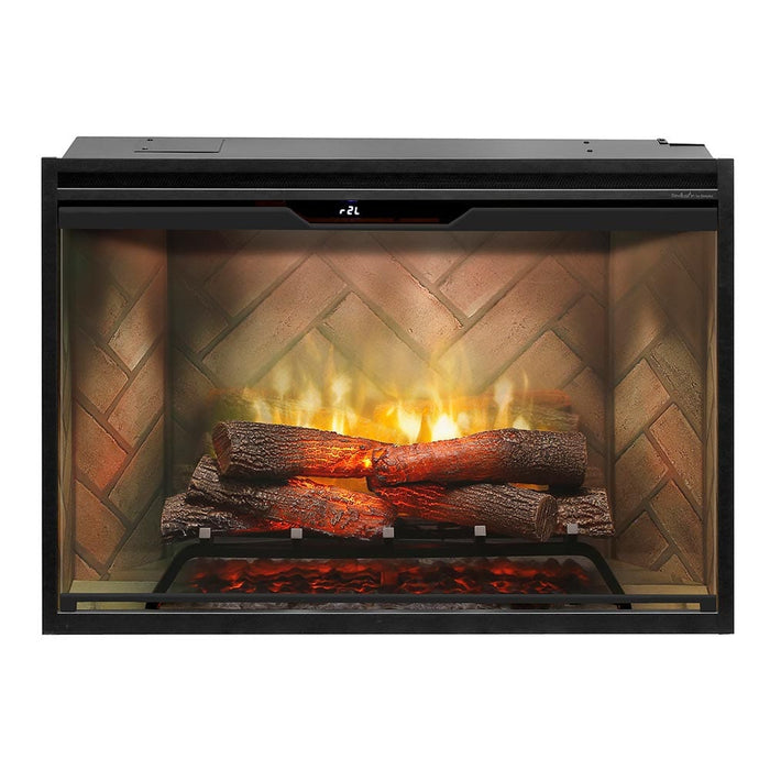 Dimplex 36" Revillusion Built-In Electric Firebox Herringbone Brick RBF36-FG
