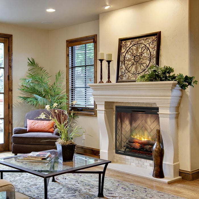 Dimplex 36" Revillusion Portrait Electric Firebox Herringbone Brick RBF36P-FG