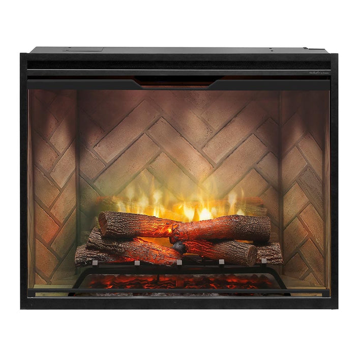 Dimplex 36" Revillusion Portrait Electric Firebox Herringbone Brick RBF36P-FG