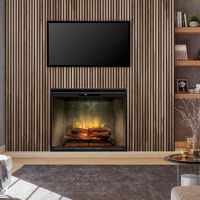 Dimplex 36" Revillusion Portrait Electric Firebox Weathered Concrete RBF36PWC-FG