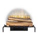 25-in Revillusion Fresh Cut Electric Fireplace Log Set w/ Ashmat (RLG20FC) - detail close-up