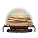 25-in Revillusion Fresh Cut Electric Fireplace Log Set w/ Ashmat (RLG20FC) - side view