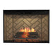 Dimplex Revillusion 42 inch electric firebox herringbone brick refractory front view