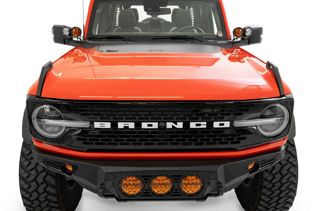 ADD 2021-2026 Ford Bronco & Bronco Raptor Dual Ditch Light Brackets – installed on vehicle, image 5 of 14