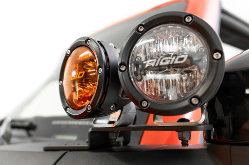 ADD 2021-2026 Ford Bronco & Bronco Raptor Dual Ditch Light Brackets – installed on vehicle, image 2 of 14