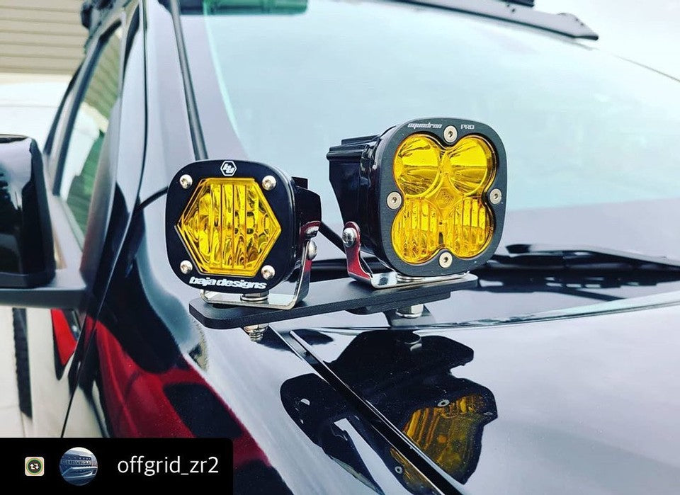 Rago Fabrication Ditch Light Bracket Extensions Pair – image 4 of 6