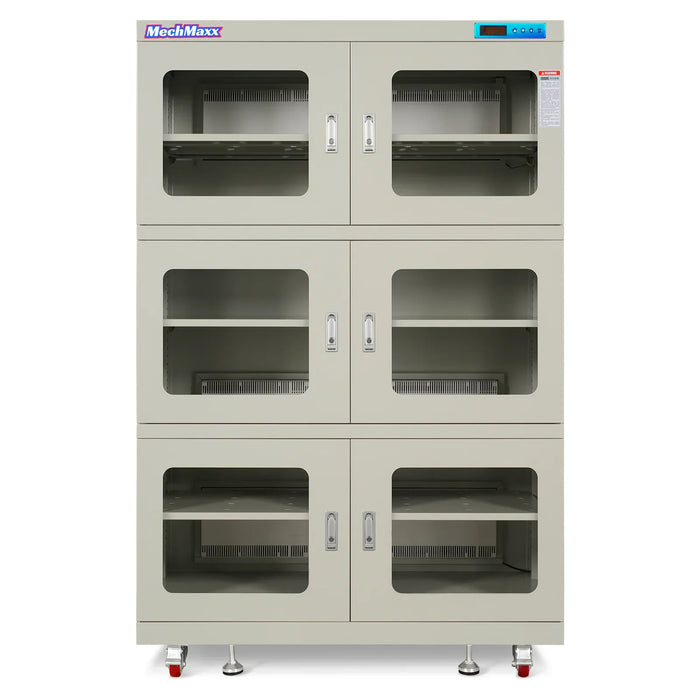 1-10% RH Electronic Dry Cabinet 1430L ESD Desiccator Cabinet Ultra-Low Humidity Storage, EDC1430C-6