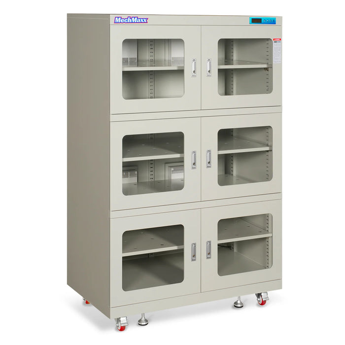 1-10% RH Electronic Dry Cabinet 1430L ESD Desiccator Cabinet Ultra-Low Humidity Storage,  White,  EDC1430CW-6