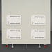 1-10% RH Electronic Dry Cabinet 1430L ESD Desiccator Cabinet Ultra-Low Humidity Storage,  White,  EDC1430CW-6