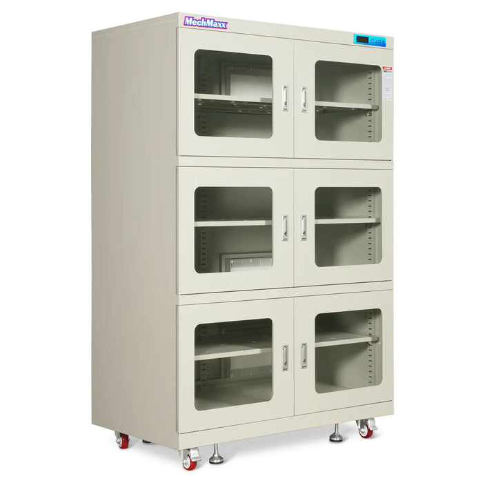 1-10% RH Electronic Dry Cabinet 1430L ESD Desiccator Cabinet Ultra-Low Humidity Storage, EDC1430C-6